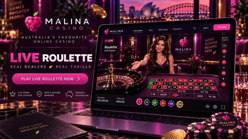 Winnings from live tables queued for payout at Malina Casino